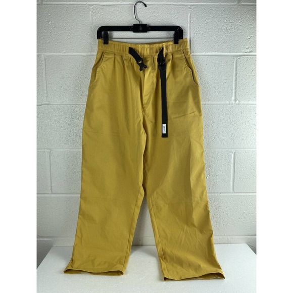 new wave street culture Design by inflation pants, Size L, Elastic Waist, Yellow - Picture 1 of 6